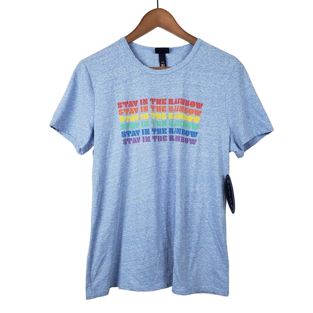 NEW! SCOOP Stay in the Rainbow Tee - L